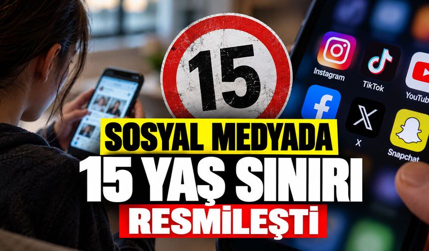 Sosyal Medyada 15 Yaş Sınırı Resmileşti
