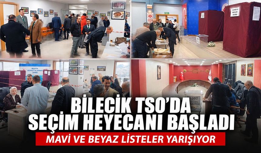 Bilecik TSO’da seçim heyecanı başladı