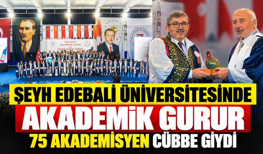 Şeyh Edebali Üniversitesinde akademik gurur