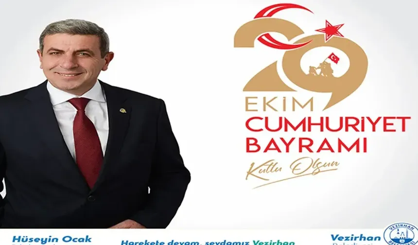 BAŞKAN OCAK CUMHURİYET BAYRAMINI KUTLADI