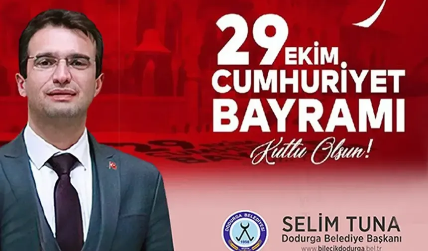 BAŞKAN TUNA CUMHURİYET BAYRAMINI KUTLADI