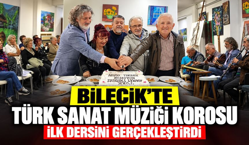 Bilecik’te Türk Sanat Müziği Korosu ilk dersini gerçekleştirdi