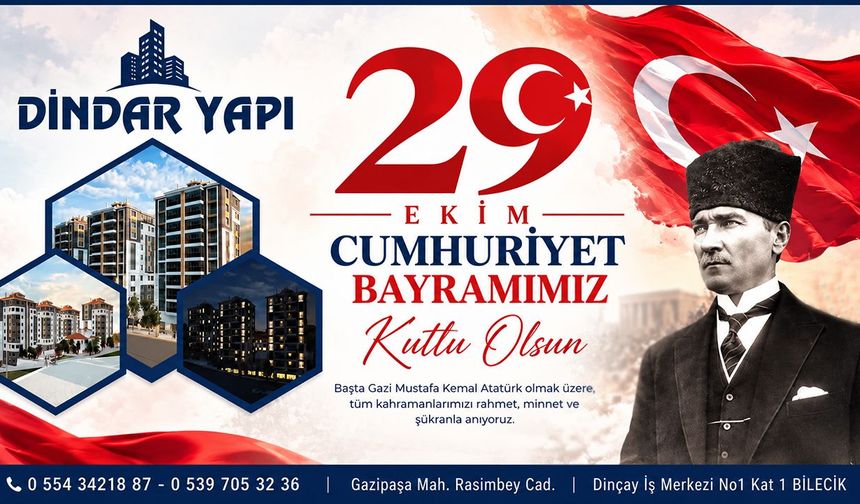 Dindar Yapı 29 Ekim Kutlama