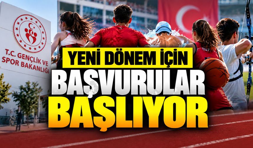 Yeni Dönem İçin Başvurular Başlıyor