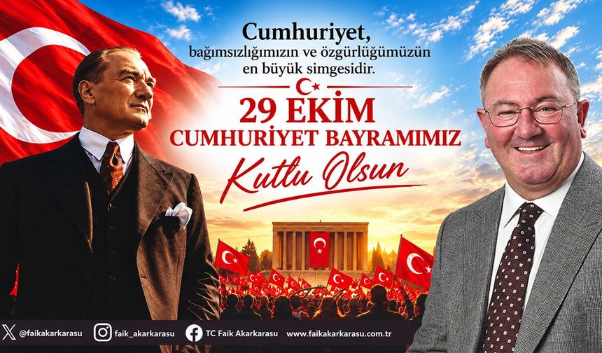 Faik Akarkarasu 29 Ekim Kutlama