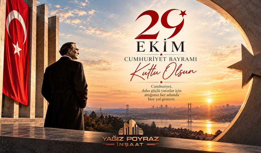 Yağız Poyraz İnşaat 29 Ekim kutlama