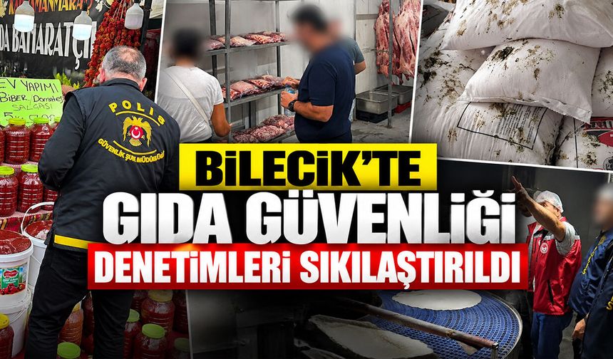 Bilecik'te gıda güvenliği denetimleri sıkılaştırıldı
