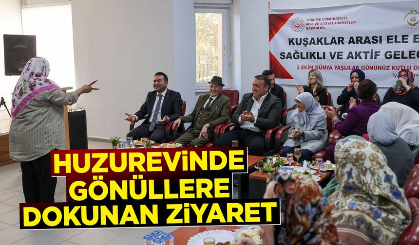 Vali Sözer’den Huzurevinde Gönüllere Dokunan Ziyaret