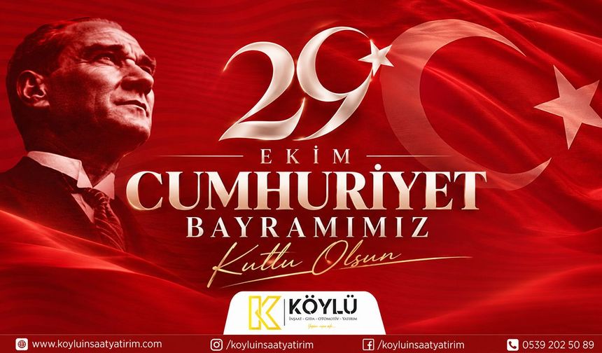 Köylü İnşaat 29 Ekim Kutlama