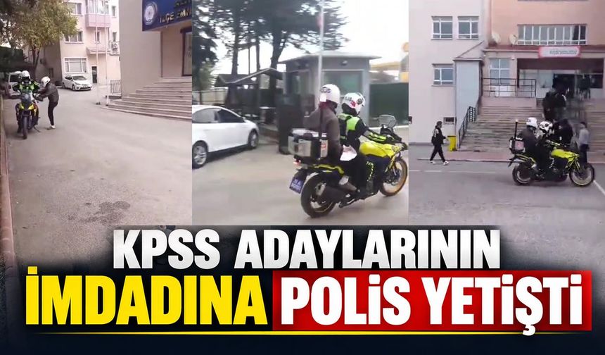 Bilecik'te KPSS Adaylarının İmdadına Polis Yetişti