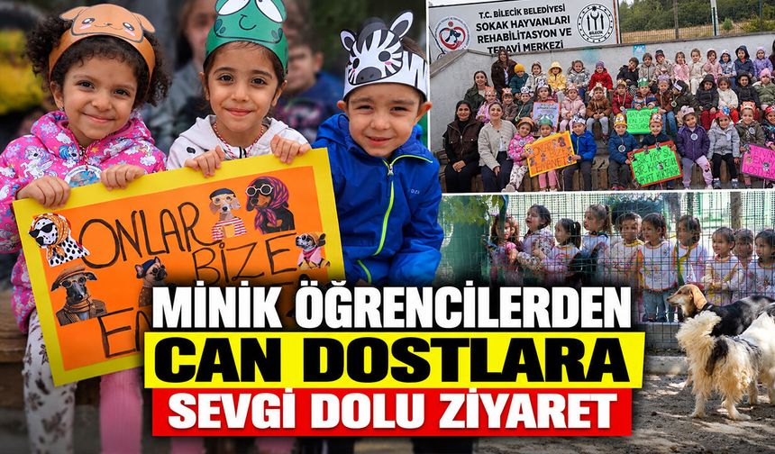 Minik Öğrencilerden Can Dostlara Sevgi Dolu Ziyaret