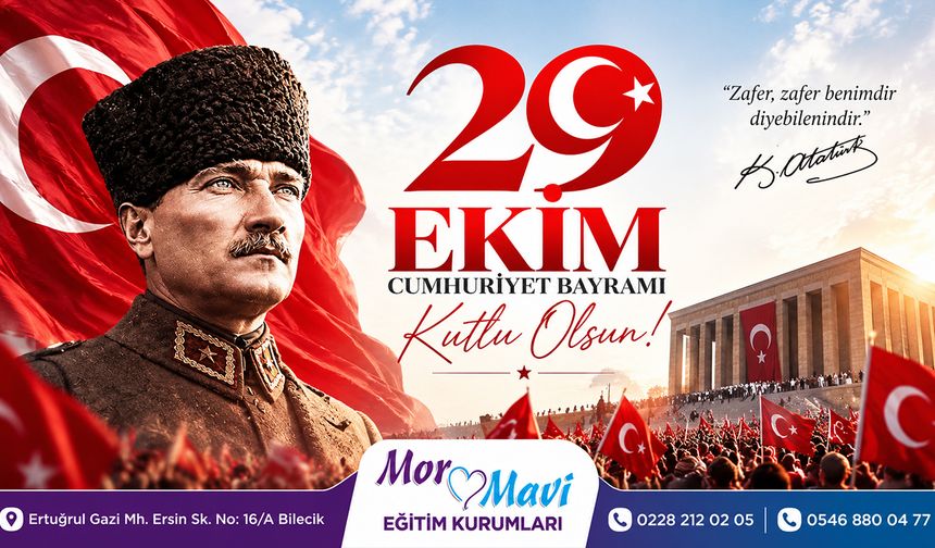 Mor Mavi 29 Ekim Kutlama