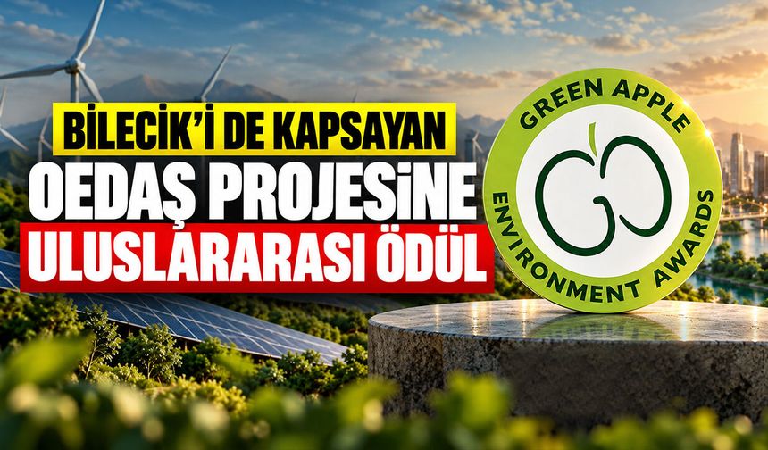 Bilecik’i de kapsayan OEDAŞ projesine uluslararası ödül