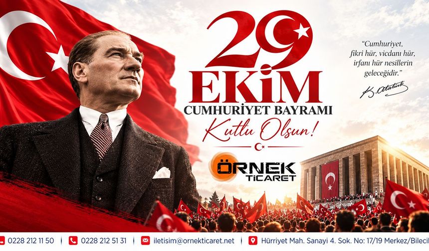 Örnek Ticaret 29 Ekim Kutlama