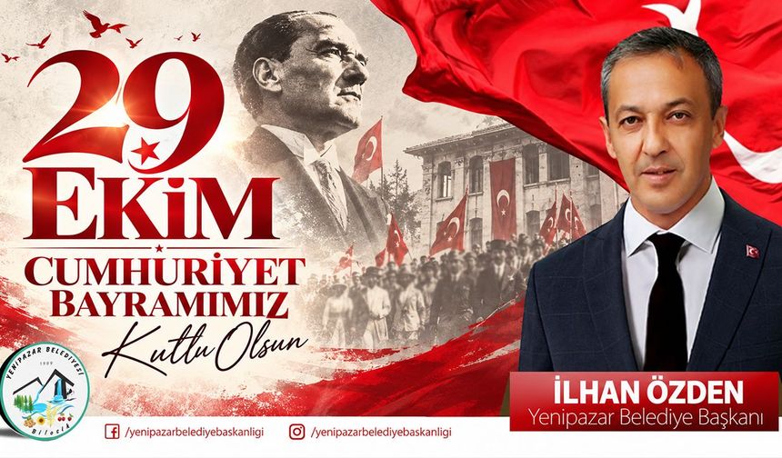 BAŞKAN ÖZDEN CUMHURİYET BAYRAMINI KUTLADI