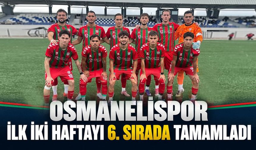 Osmanelispor ilk iki haftayı 6. sırada tamamladı