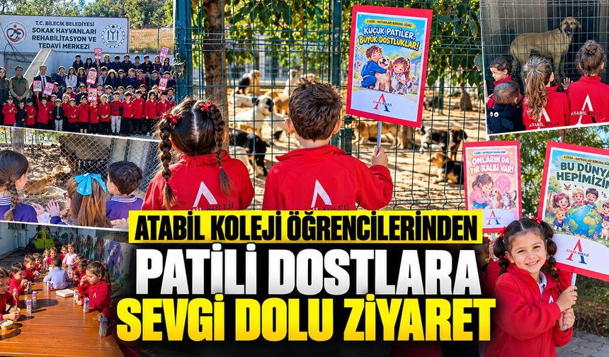 Atabil Koleji öğrencilerinden Patili Dostlara Sevgi Dolu Ziyaret