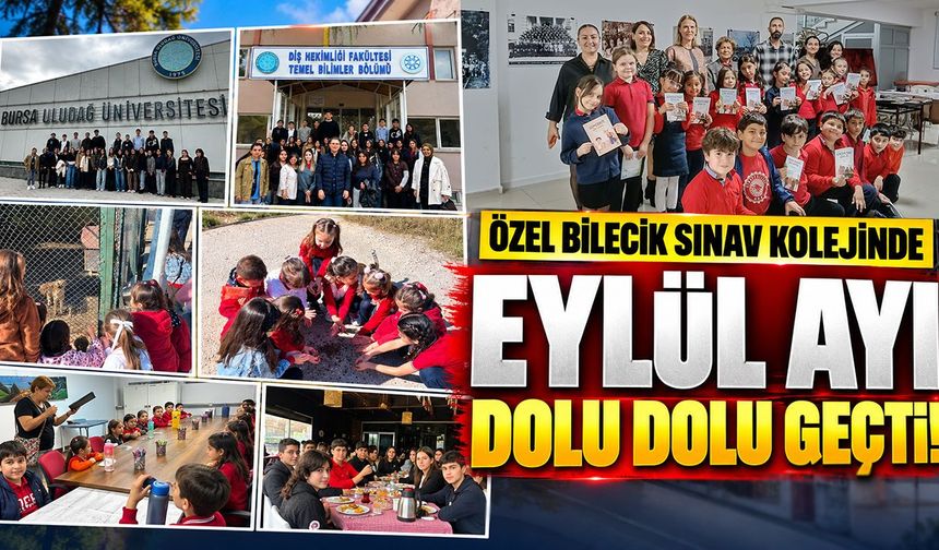 Özel Bilecik Sınav Kolejinde eylül ayı dolu dolu geçti!