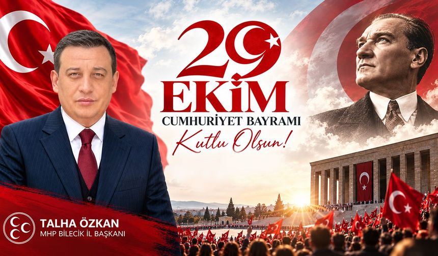 Başkan Özkan 29 Ekim Kutlama