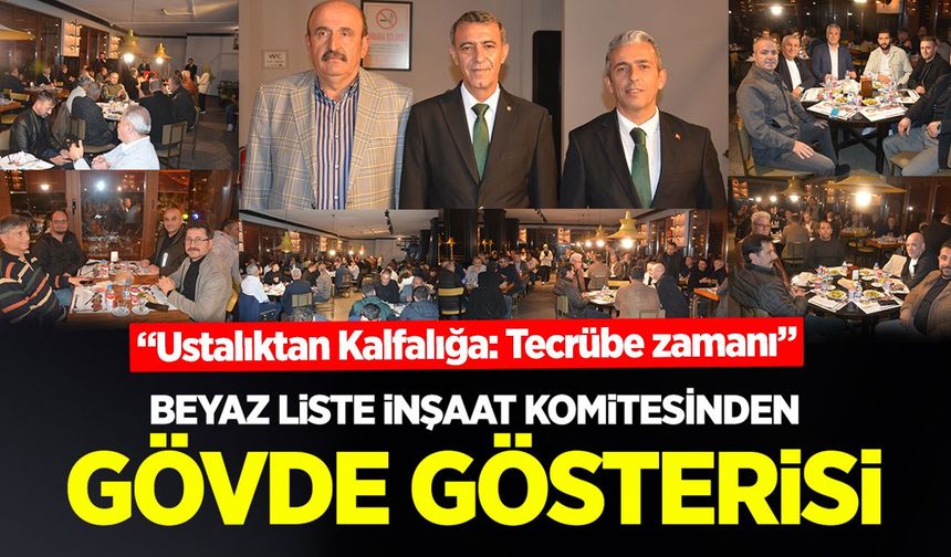 Beyaz Liste İnşaat Komitesinden Gövde Gösterisi