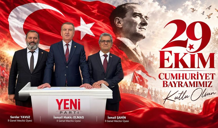 Yeni Parti İl Genel Meclisi Üyeleri 29 Ekim Kutlama