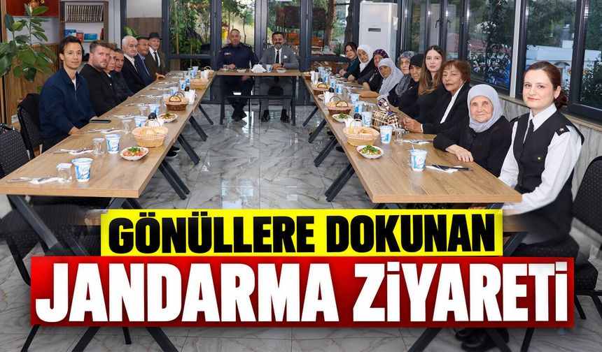 Gönüllere Dokunan Jandarma Ziyareti