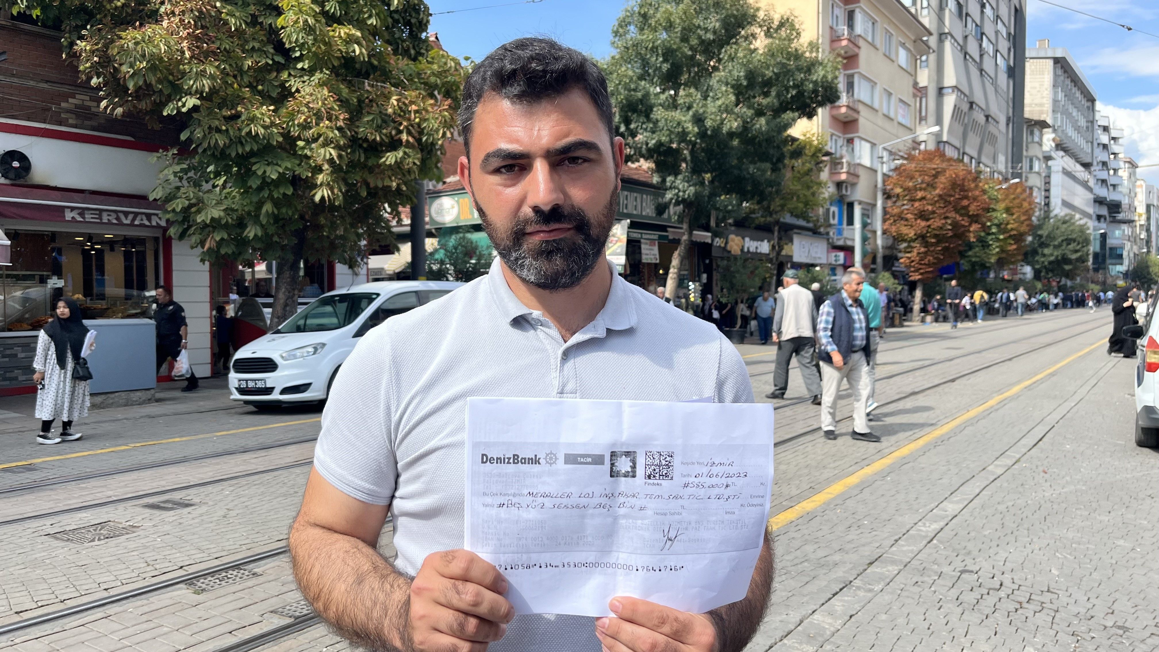 Sattığı kamyonu için verilen çek karşılıksız çıkınca hayatı karardı
