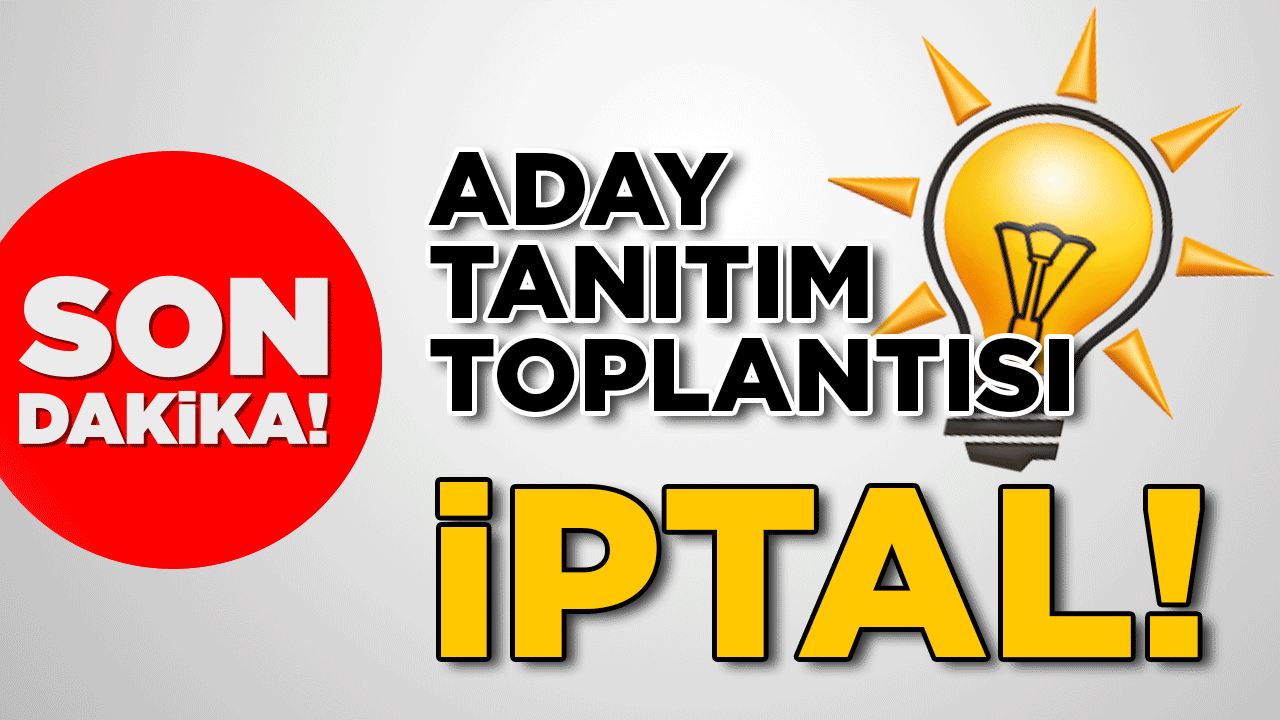 ADAY TANITIM TOPLANTISI İPTAL!