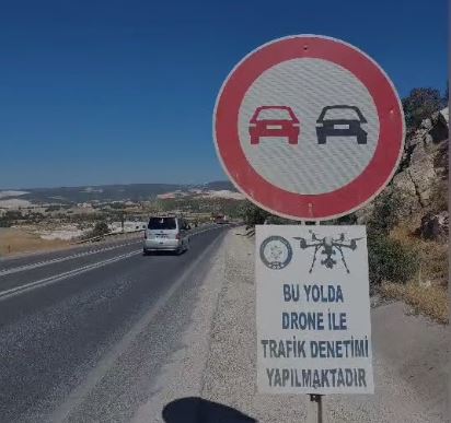 Bilecik’te Hava Destekli Trafik Denetimi 20 Araca Ceza 2402