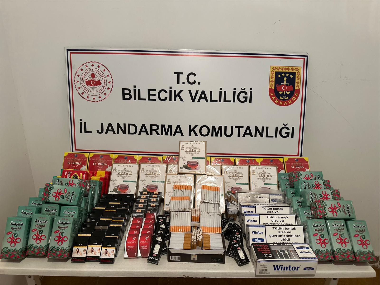 Bilecik Jandarmasından Kaçakçılığa Darbe 2814