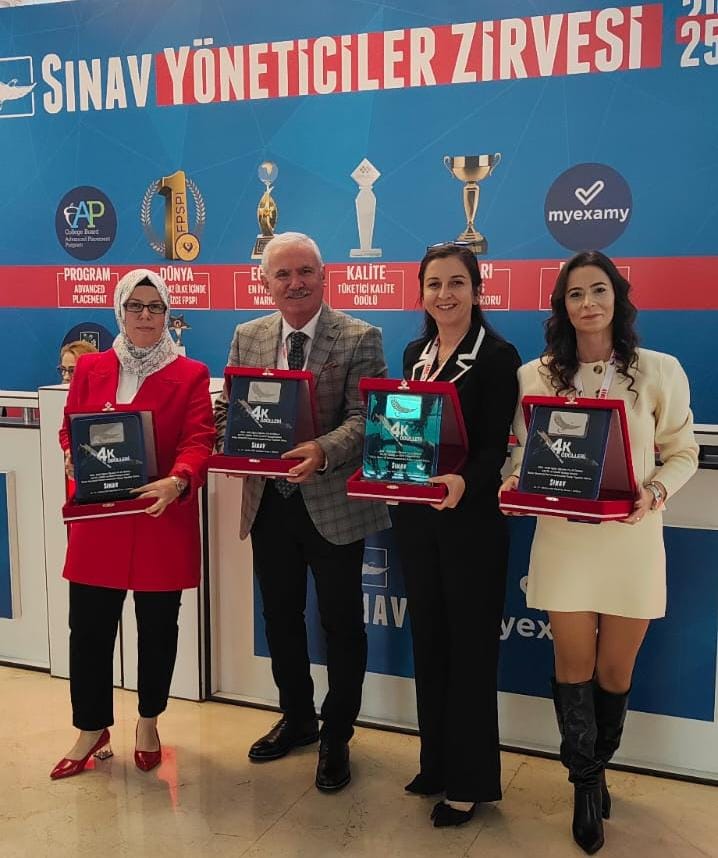 Bozüyük Sinav Eği̇ti̇m Kurumlarina 4K Başari Ödülü 3989