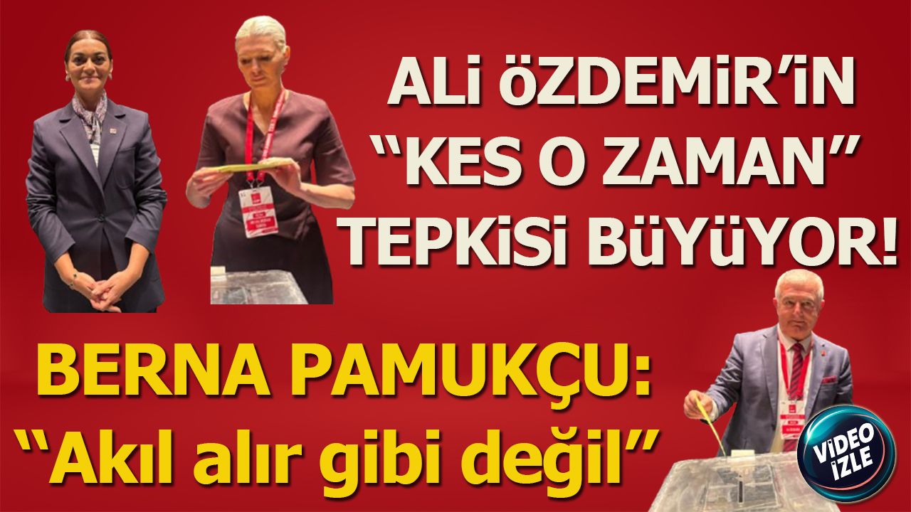 Ali Özdemir'in ''Kes o zaman'' tepkisi büyüyor