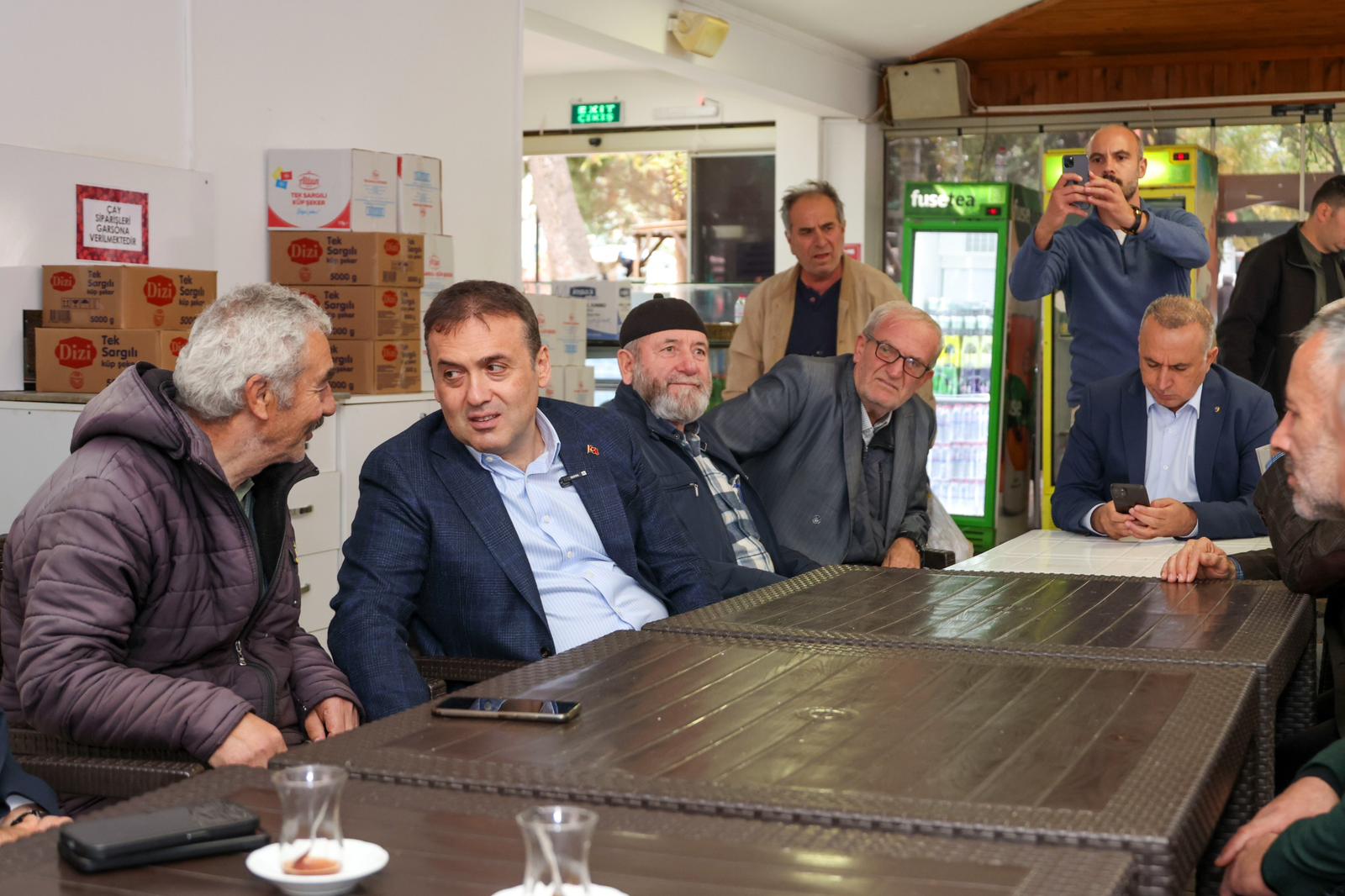 Vali Sözer, Bozüyükte Esnafla Buluştu 3181