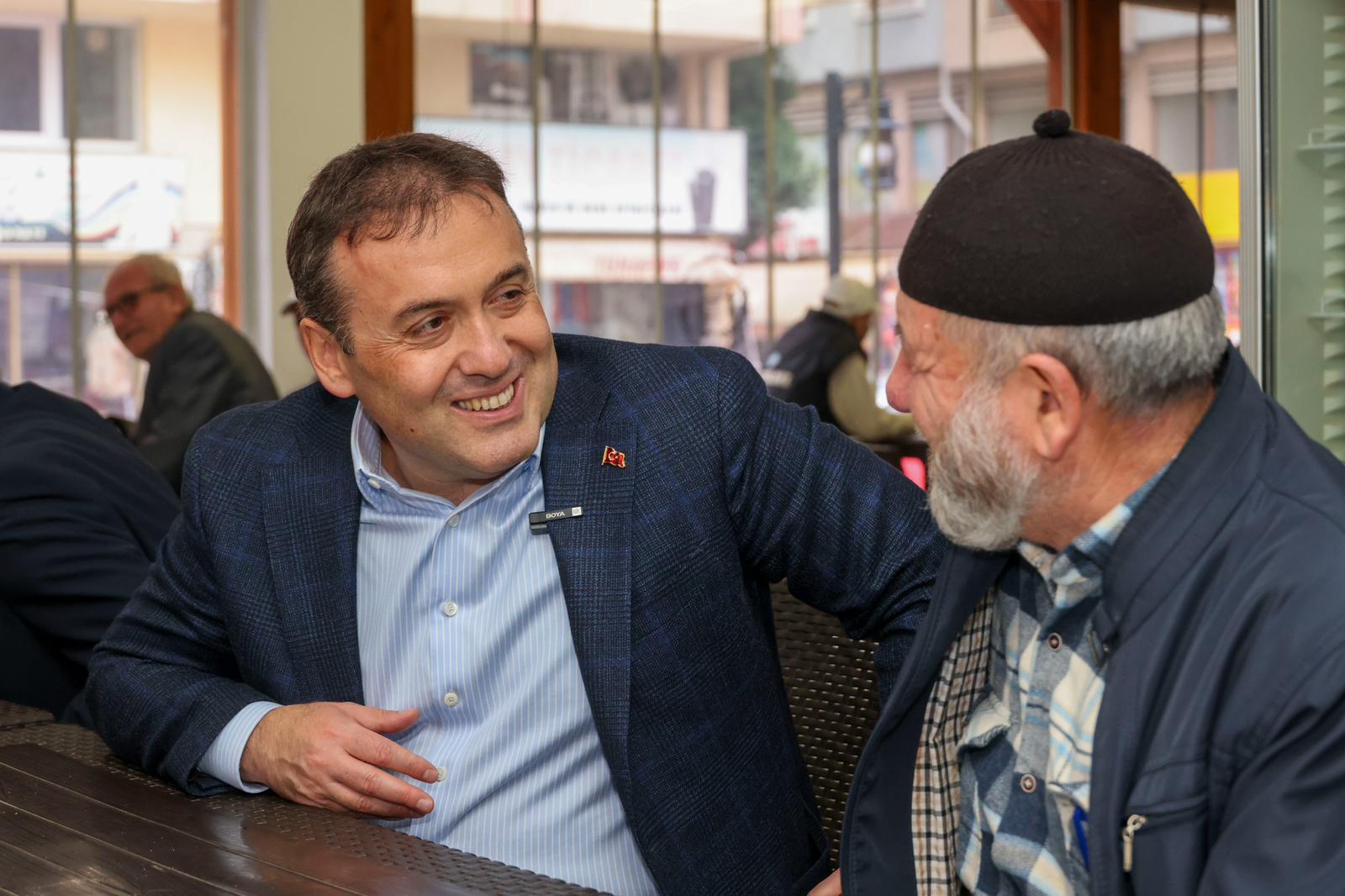Vali Sözer, Bozüyükte Esnafla Buluştu 3182