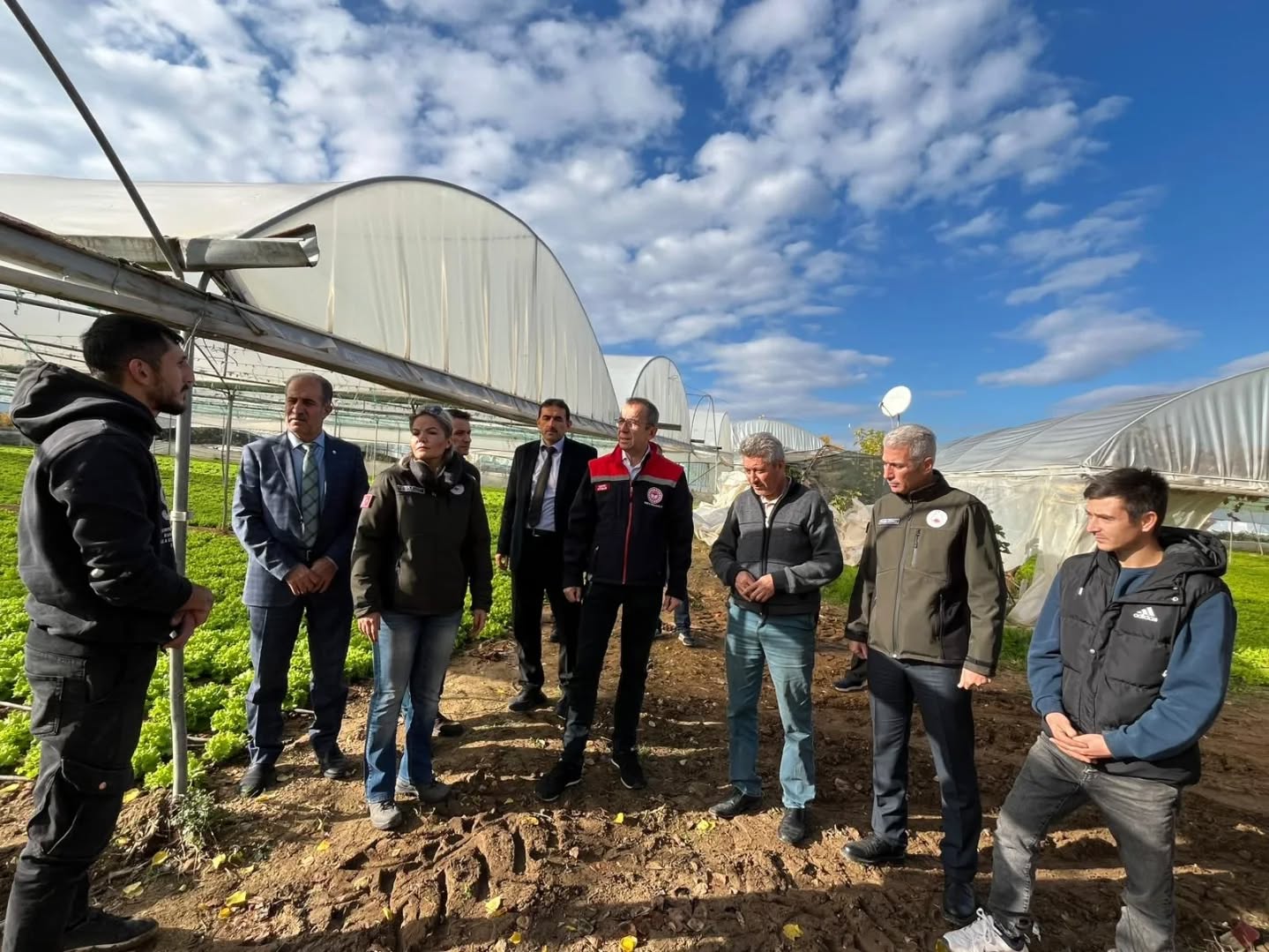 Çiftçiye 38,5 Ton Sera Naylonu 6364