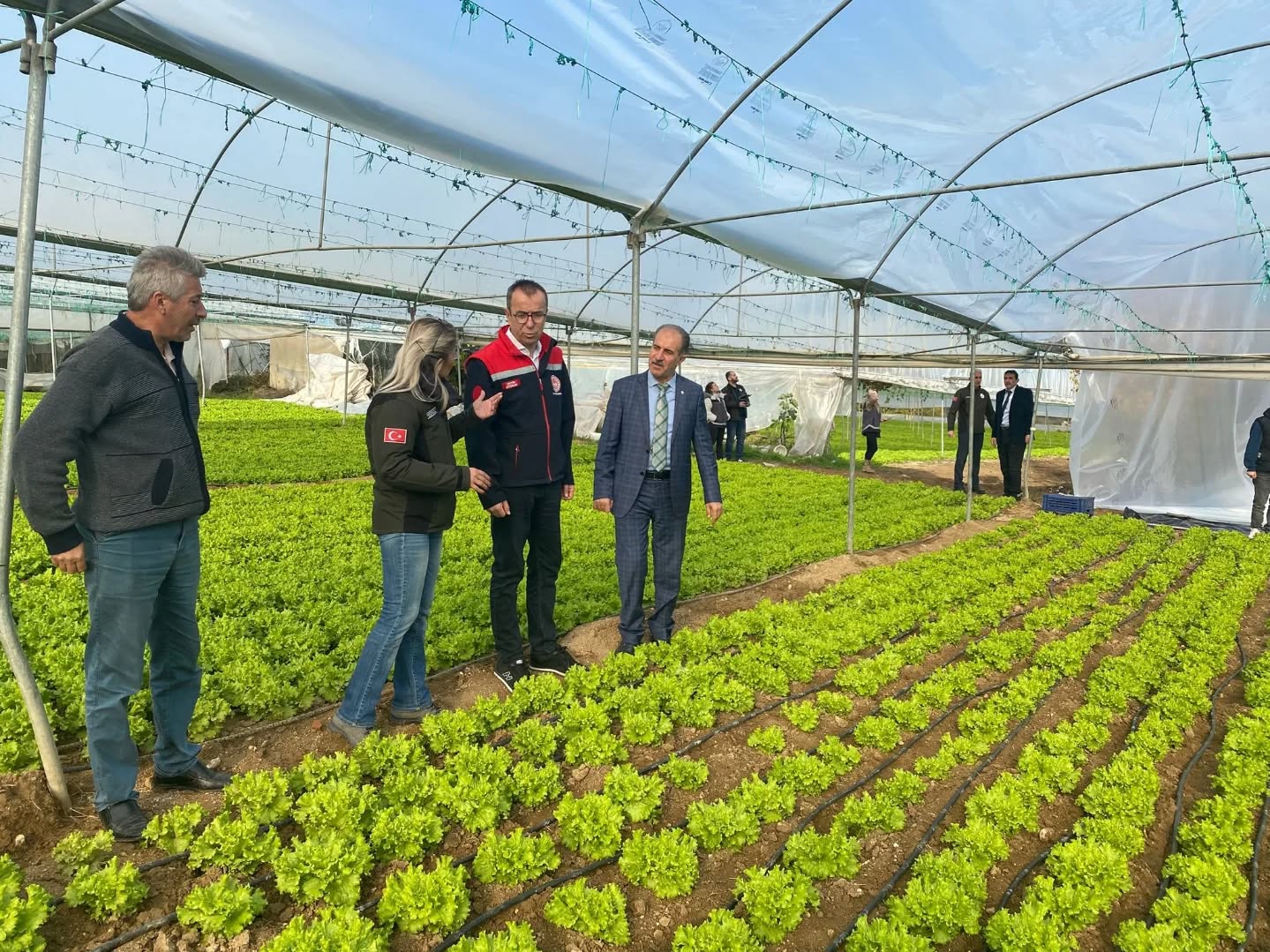 Çiftçiye 38,5 Ton Sera Naylonu 6365