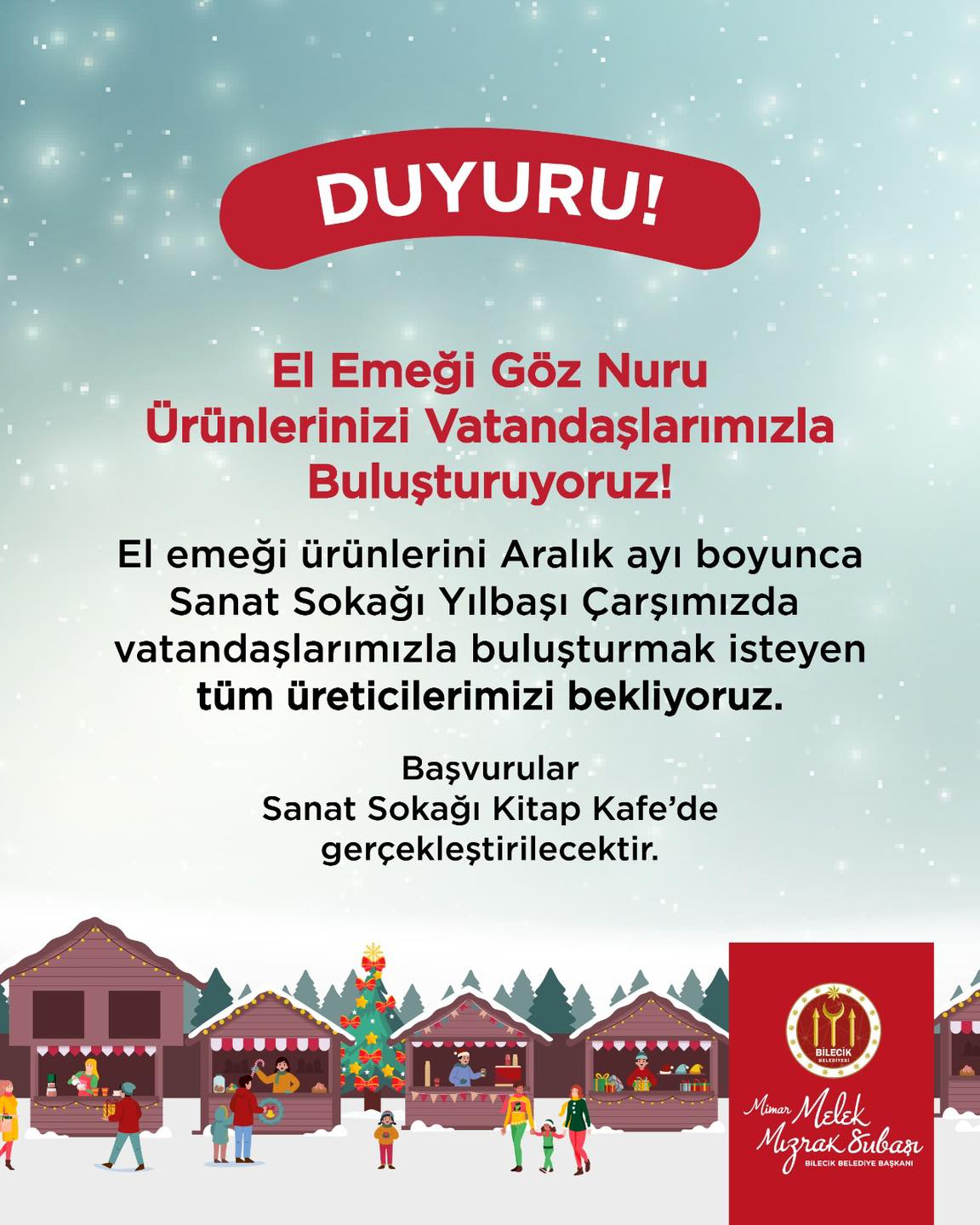(Cumartesi̇) El Emeği Göz Nuru Ürünler Bileciklilerle Buluşacak 6468