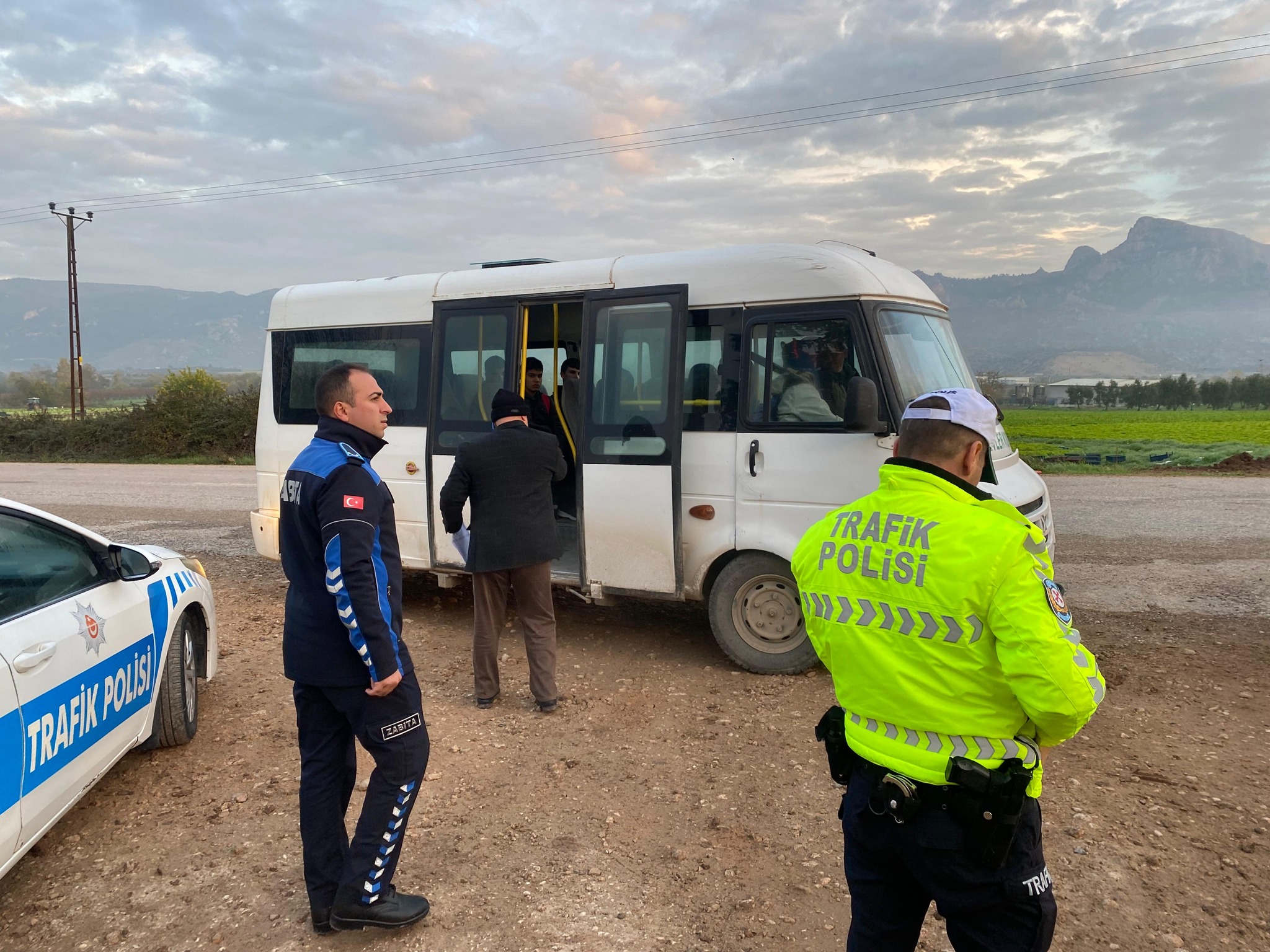 (Cumartesi̇) Öğrenci Servislerine Sabah Denetimi 6362