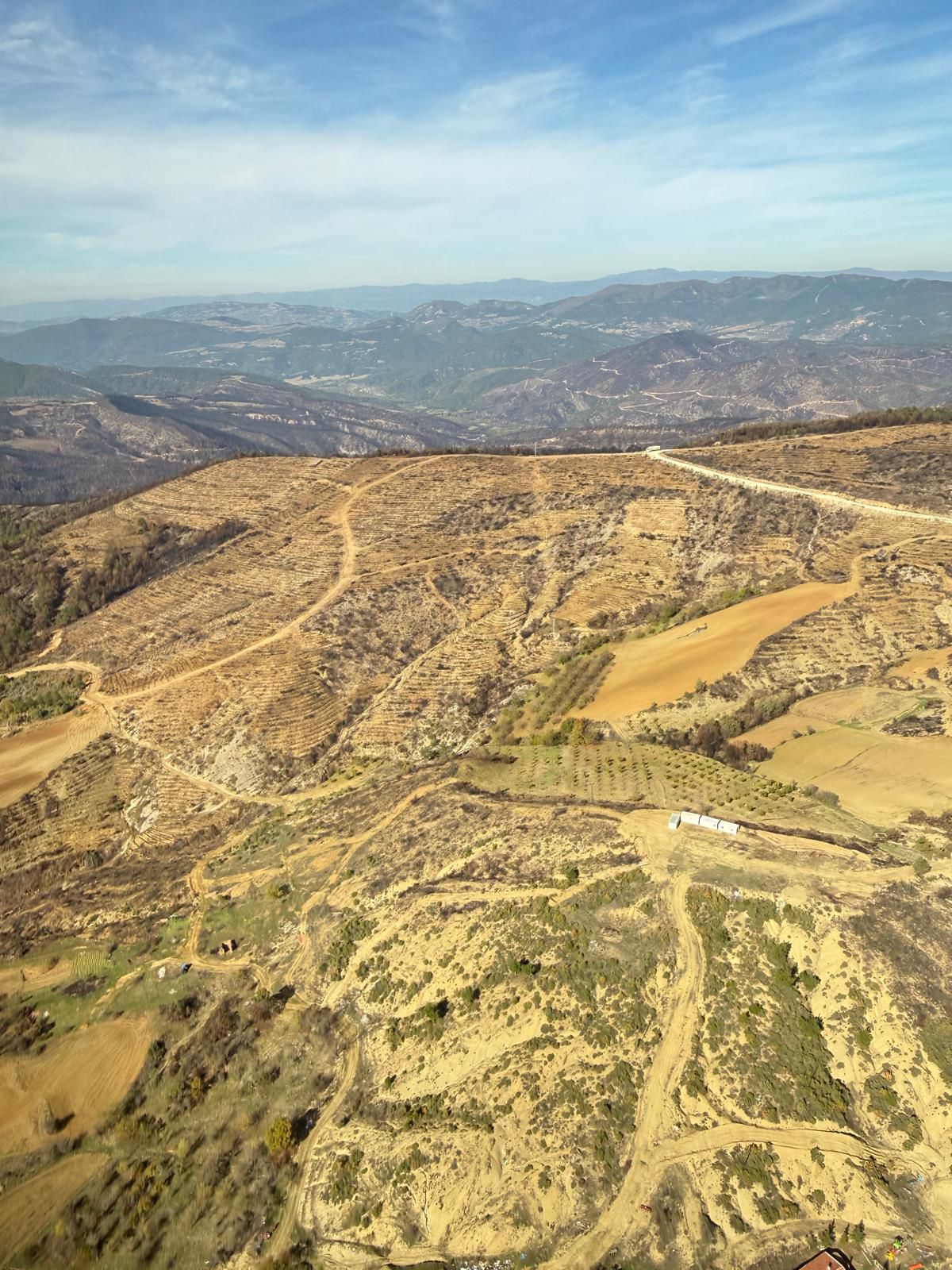Vali Sözer, Yangın Alanlarını Havadan İnceledi 4744