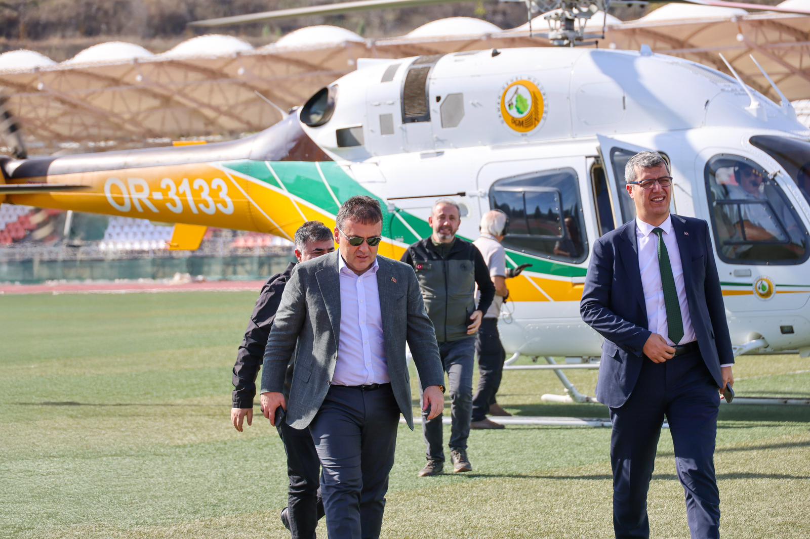 Vali Sözer, Yangın Alanlarını Havadan İnceledi 4748