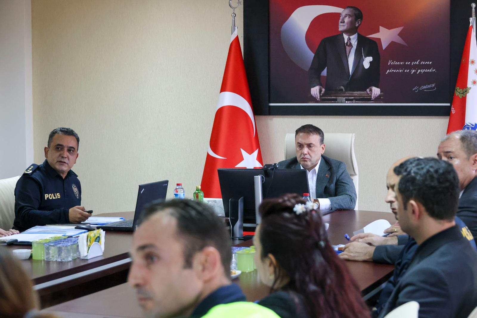 Vali Sözerden Emniyete Ziyaret 5087