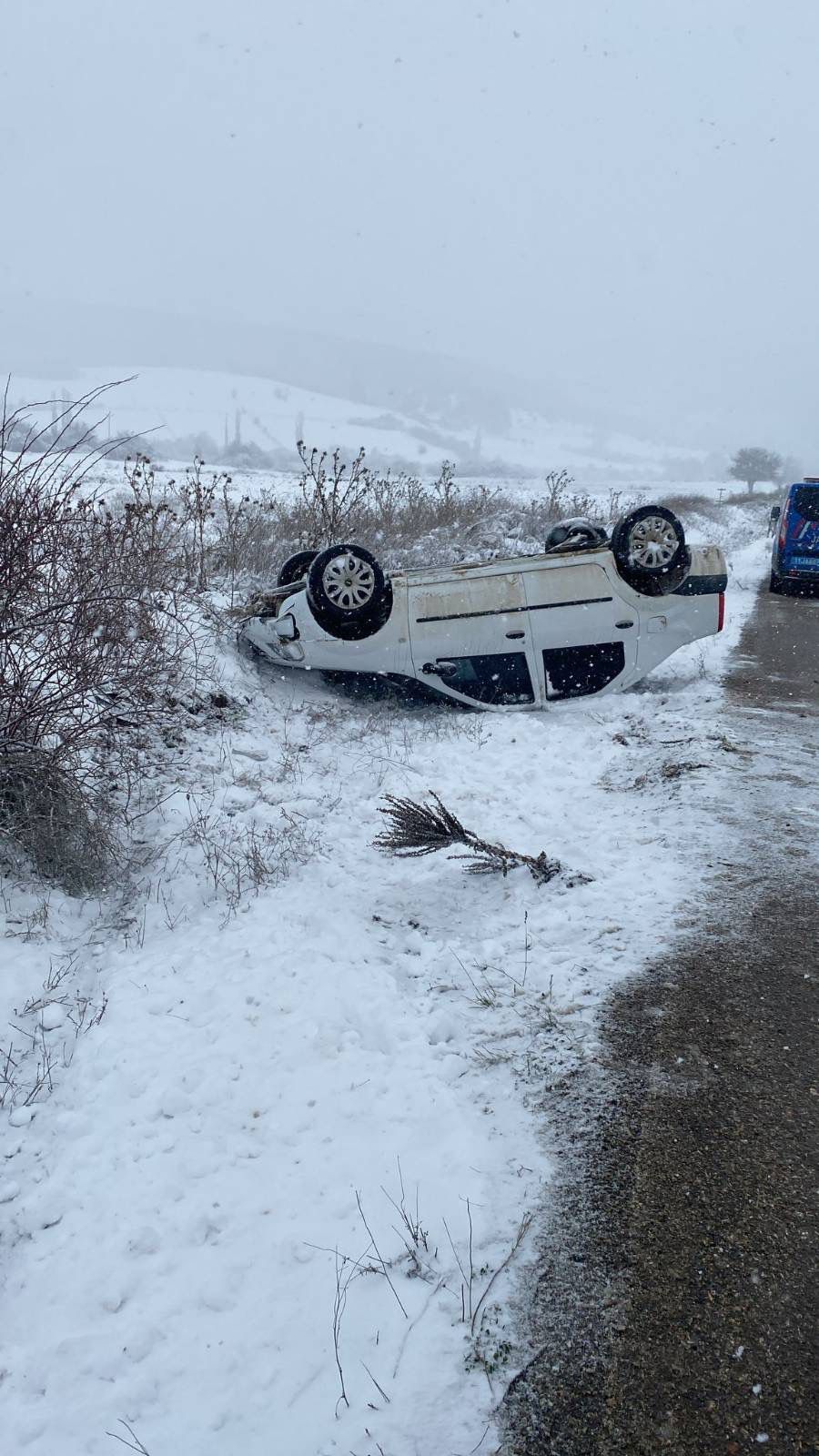 Araç Takla Attı 1 Yaralı 8386