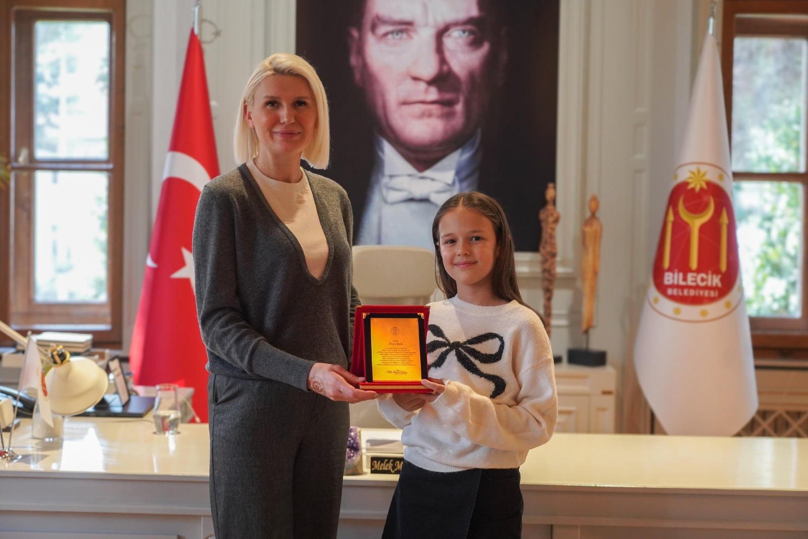 Başkan Subaşı, Dereceye Giren Genç Piyanisti Ağırladı 8719