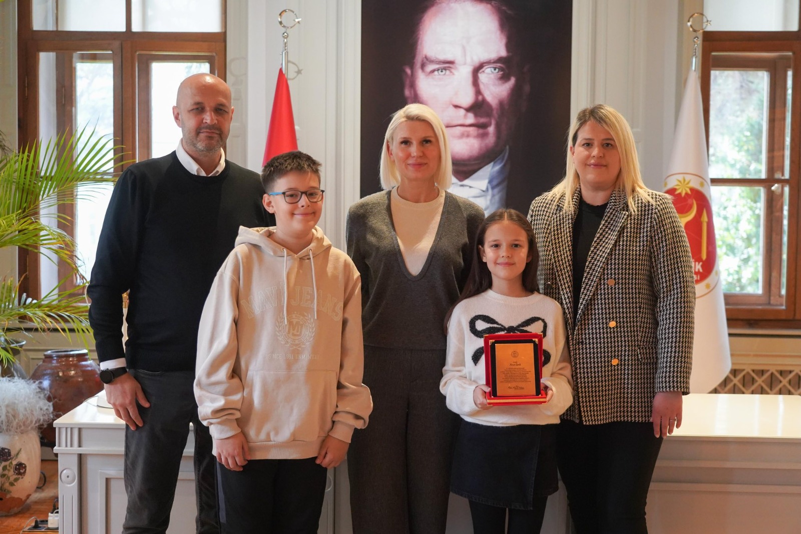 Başkan Subaşı, Dereceye Giren Genç Piyanisti Ağırladı 8721