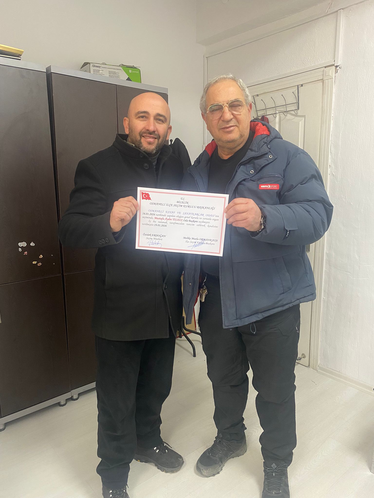 Başkan Yıldız Mazbatasını Aldı 9162