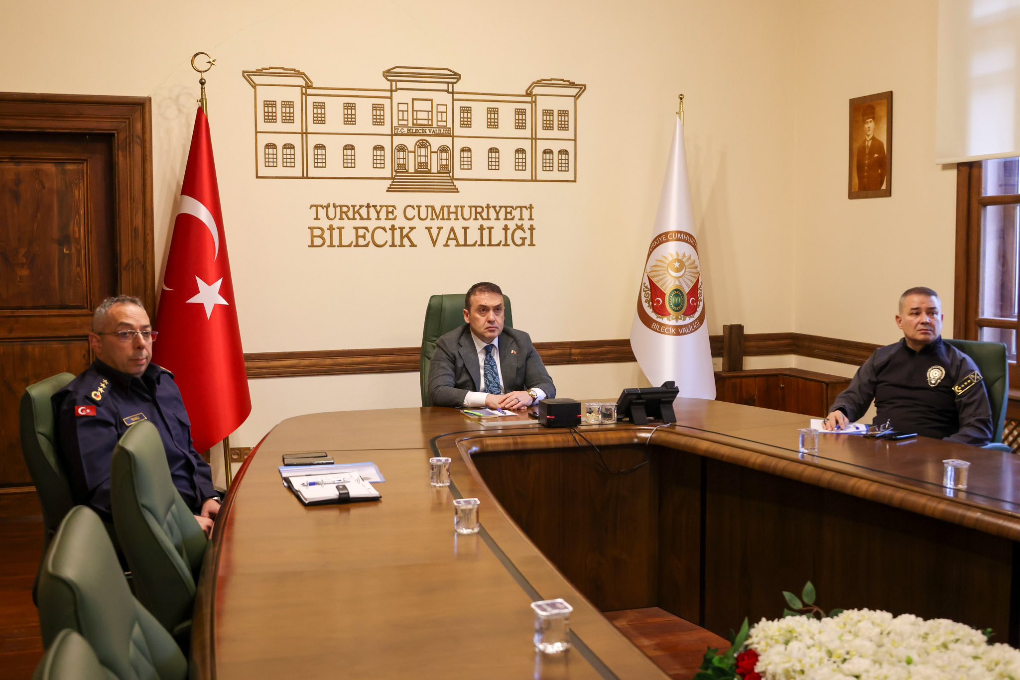 Bilecik Valisi Sözer, Vks Toplantısına Katıldı 9302