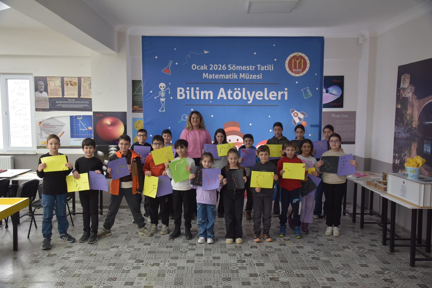 Bilecik’te Matematik Müzesi Sömestr Tatilinde Çocuklarla Buluştu 9663