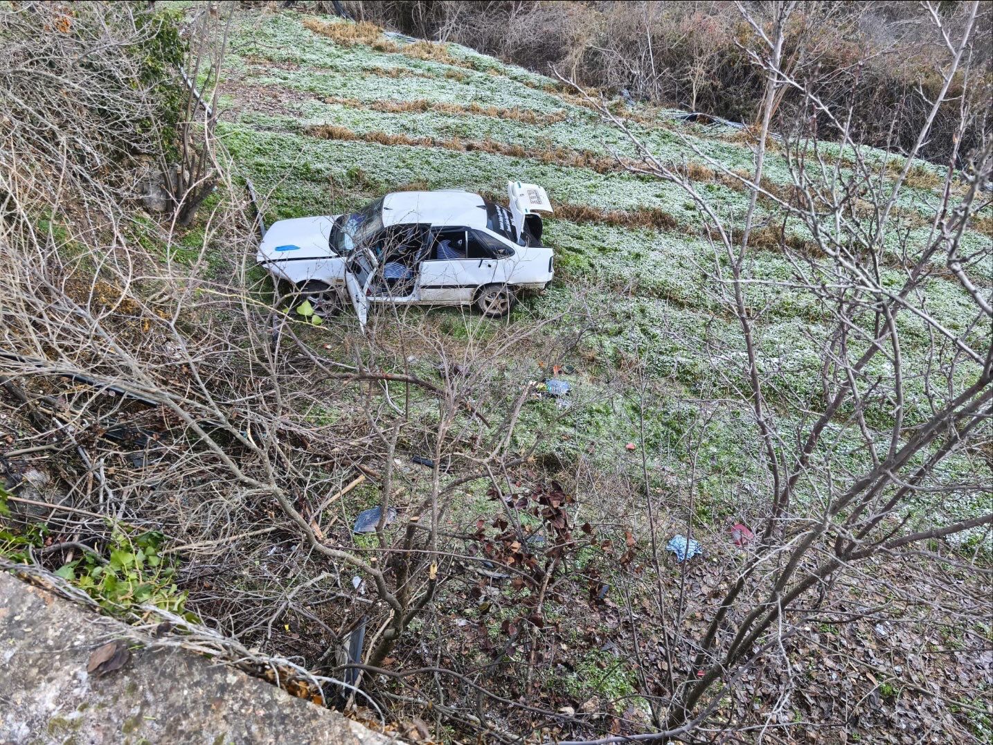 Bilecikte Trafik Kazası 3 Yaralı 8509 (1)