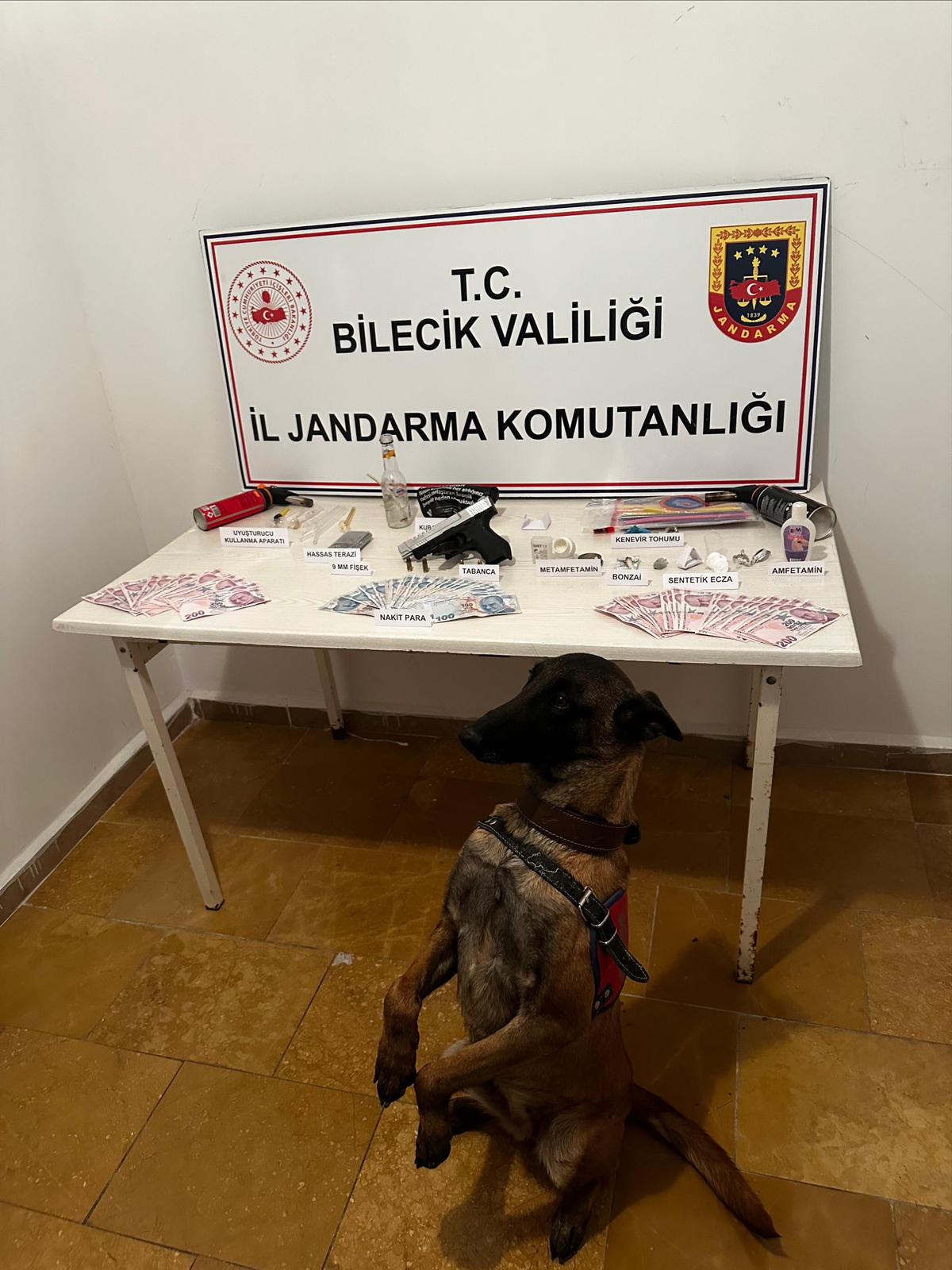 Bilecik’te Uyuşturucu Ve Silah Operasyonu 9653