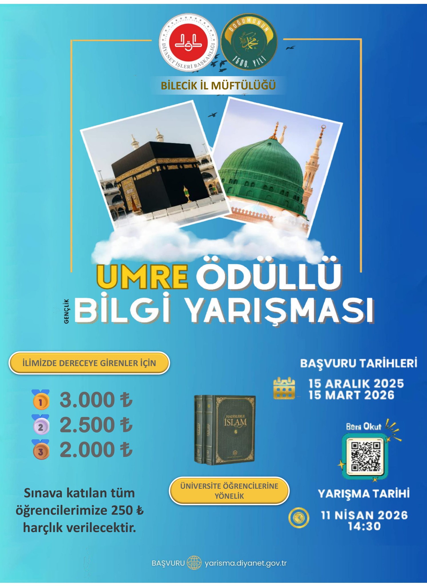 Bilgisine Güvenen Gençlere Umre Şansı 9170